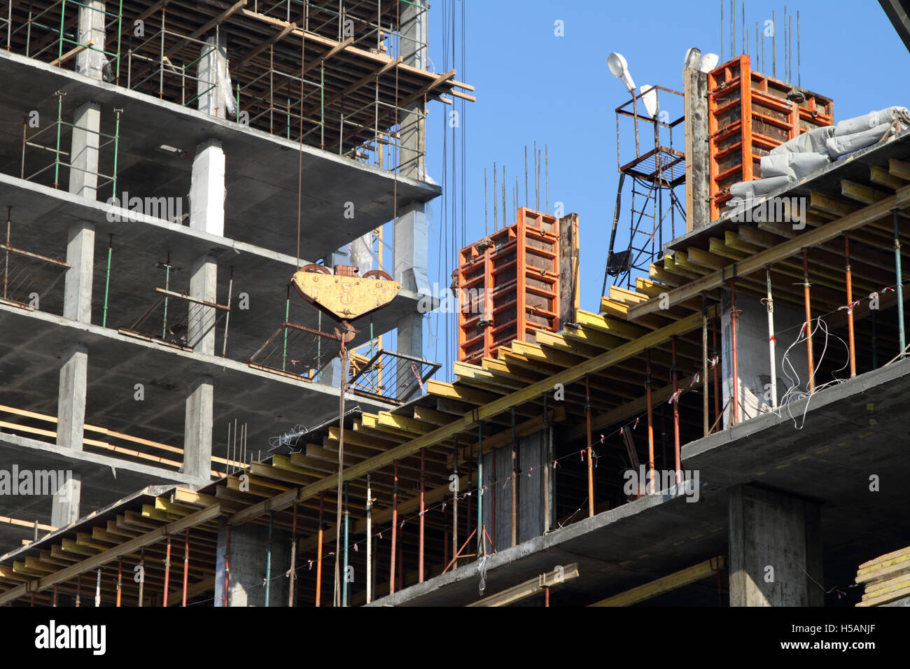 Panorama of building of a modern building Stock Photo - Alamy