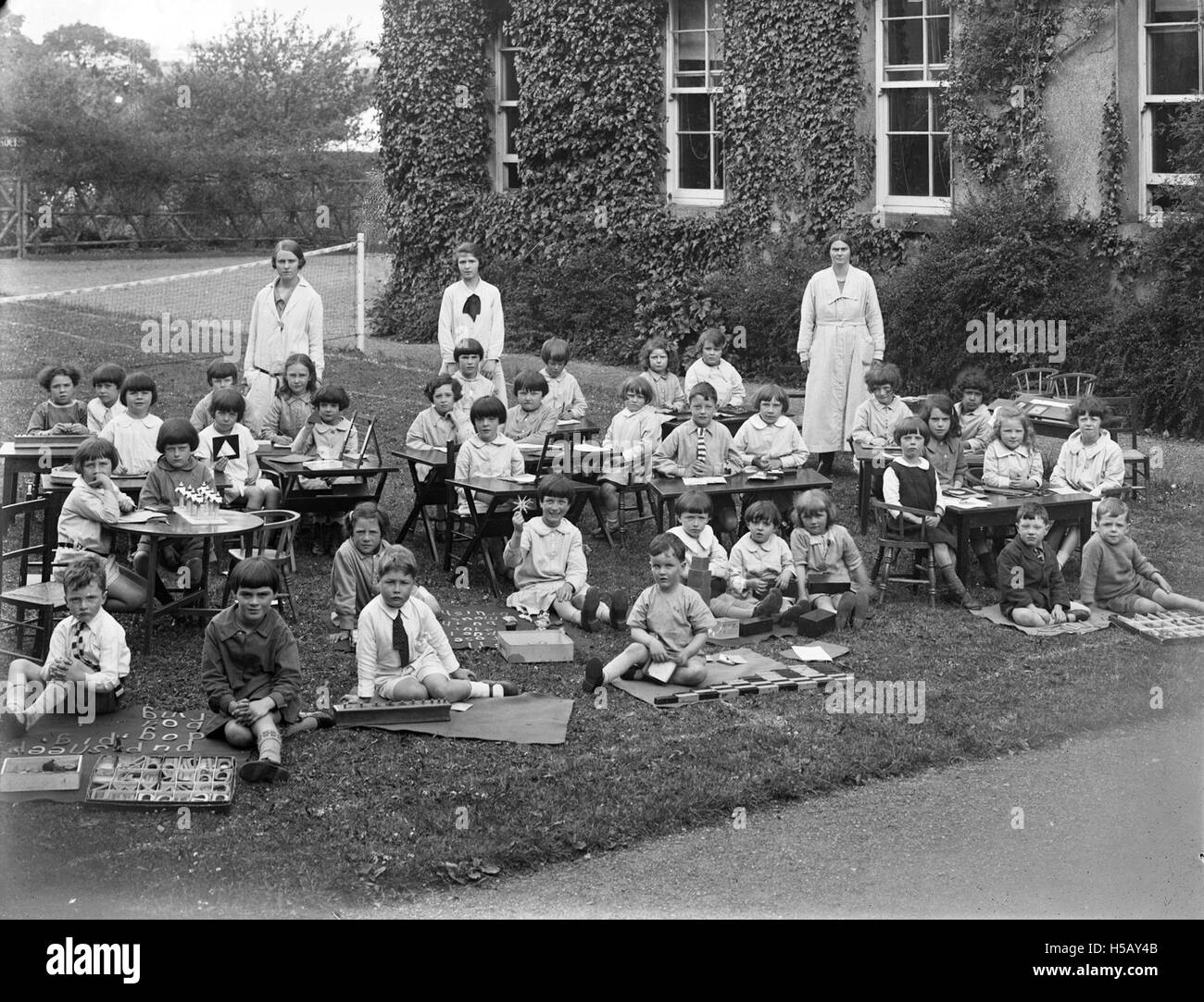 St. Anne's Kindergarten Class Stock Photo - Alamy