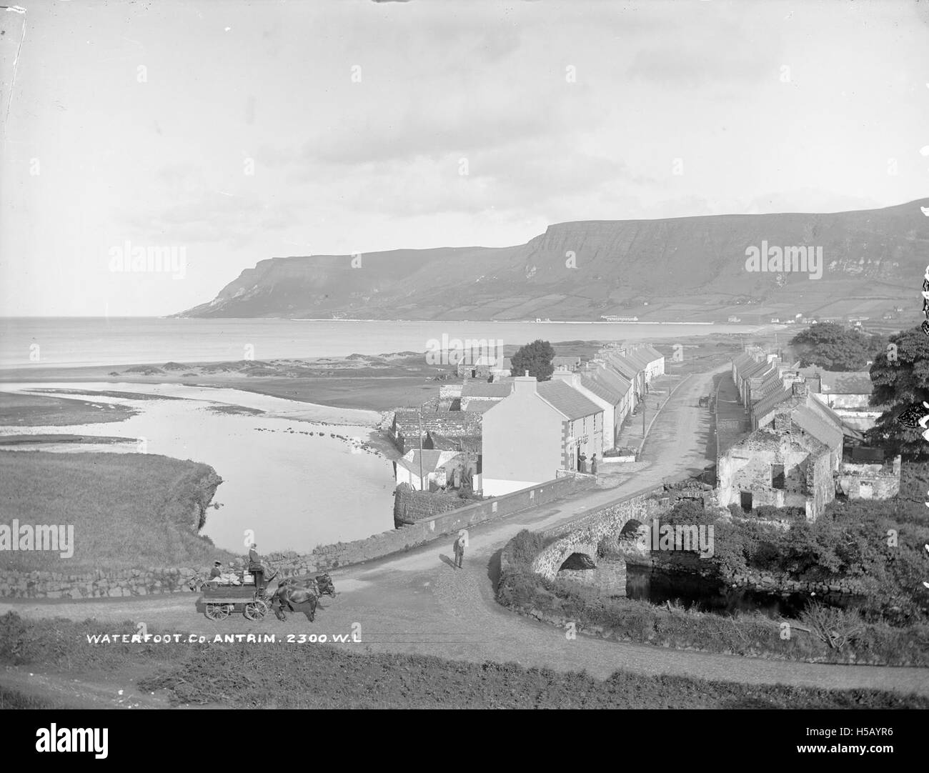 Waterfoot, Co. Antrim, late 19th century Stock Photo Alamy