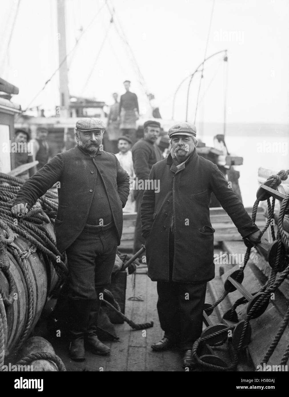 Captain and First Mate of The Hansa Stock Photo Alamy