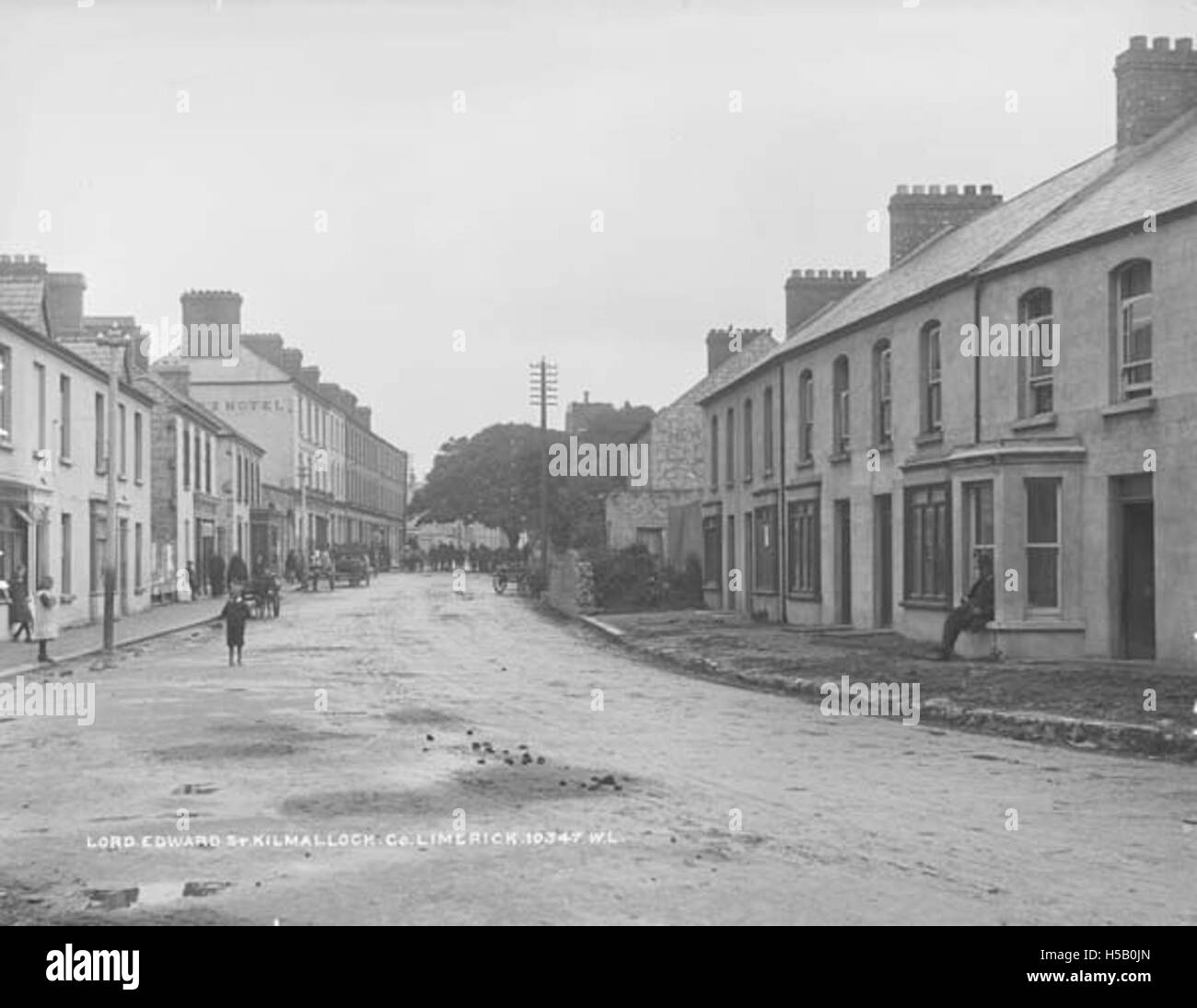 Lord Edward Street, Kilmallock, Co. Limerick Stock Photo