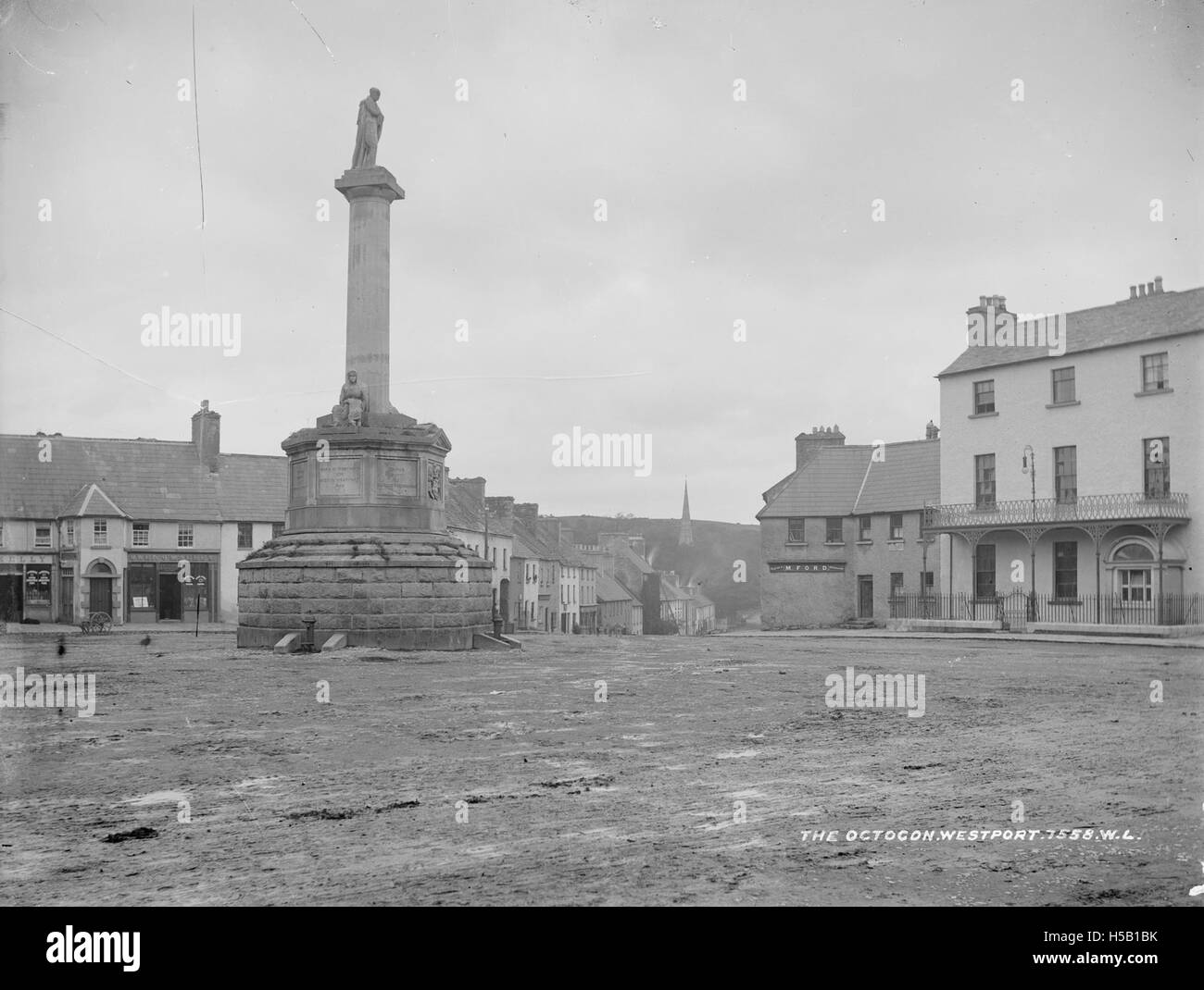 1 Octagon, Westport, County Mayo Stock Photo