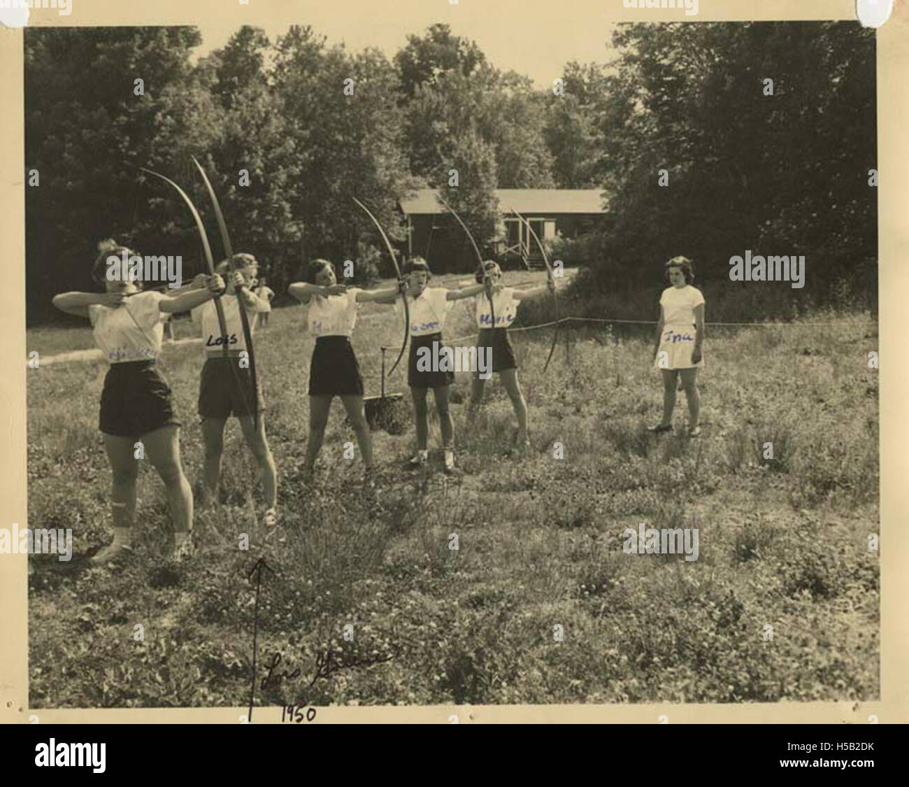 Lois Greene Stone, Camp Watitoh, Becket, Massachusetts, 1950 Stock