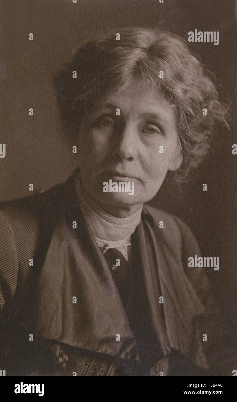 Political activist emmeline pankhurst hi-res stock photography and ...