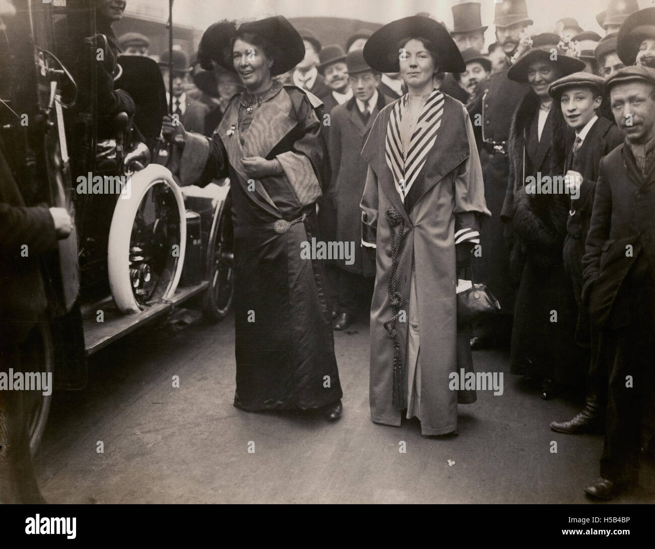 Emmeline Pethick Lawrence and Christabel Pankhurst, c.1908-1912. Stock Photo