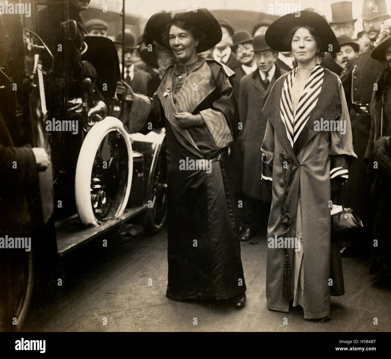 Emmeline Pethick Lawrence and Christabel Pankhurst, c.1908-c.1912. Stock Photo