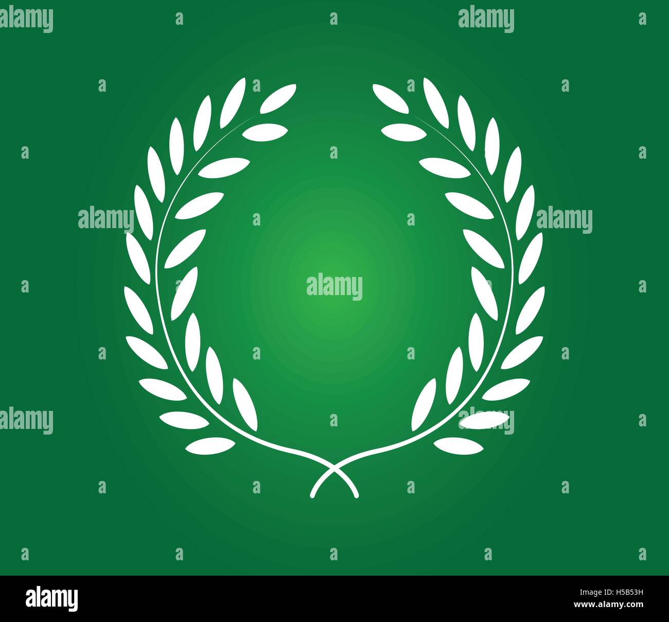 Laurel Wreath Icon Design. EPS 10 supported Stock Vector Image & Art ...