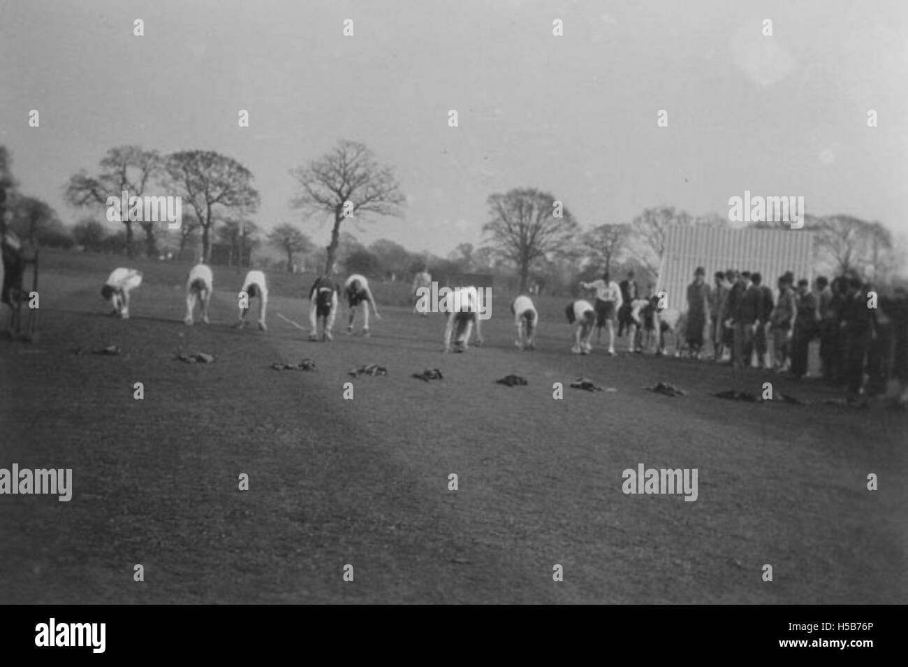 LSE Sports Day, Novelty race with bricks, May 1932 Stock Photo Alamy