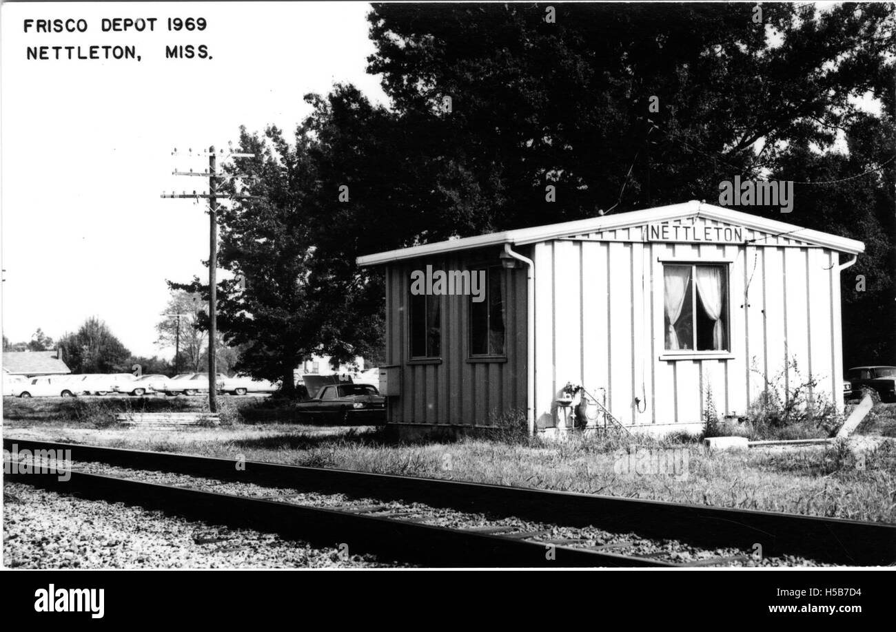 Frisco Depot, 1969, Nettleton, Miss Stock Photo Alamy