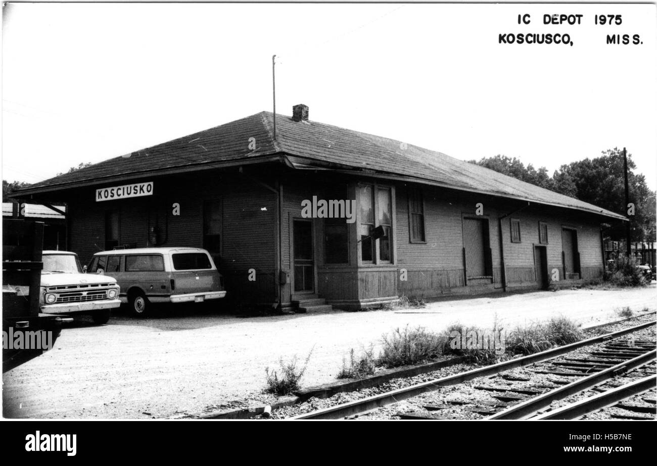 IC Depot, Kosciusko, Miss, 1975 Stock Photo Alamy