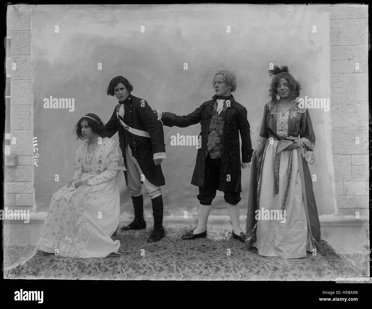 Community theater Black and White Stock