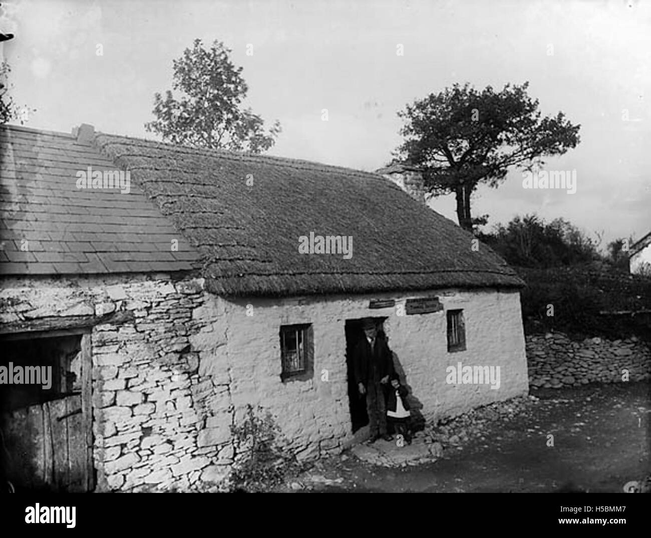 Llanfair Bridge Inn is located in the village of Llanfair, Anglesey, Wales. It serves as a local landmark, contributing to the region's cultural heritage. Stock Photo