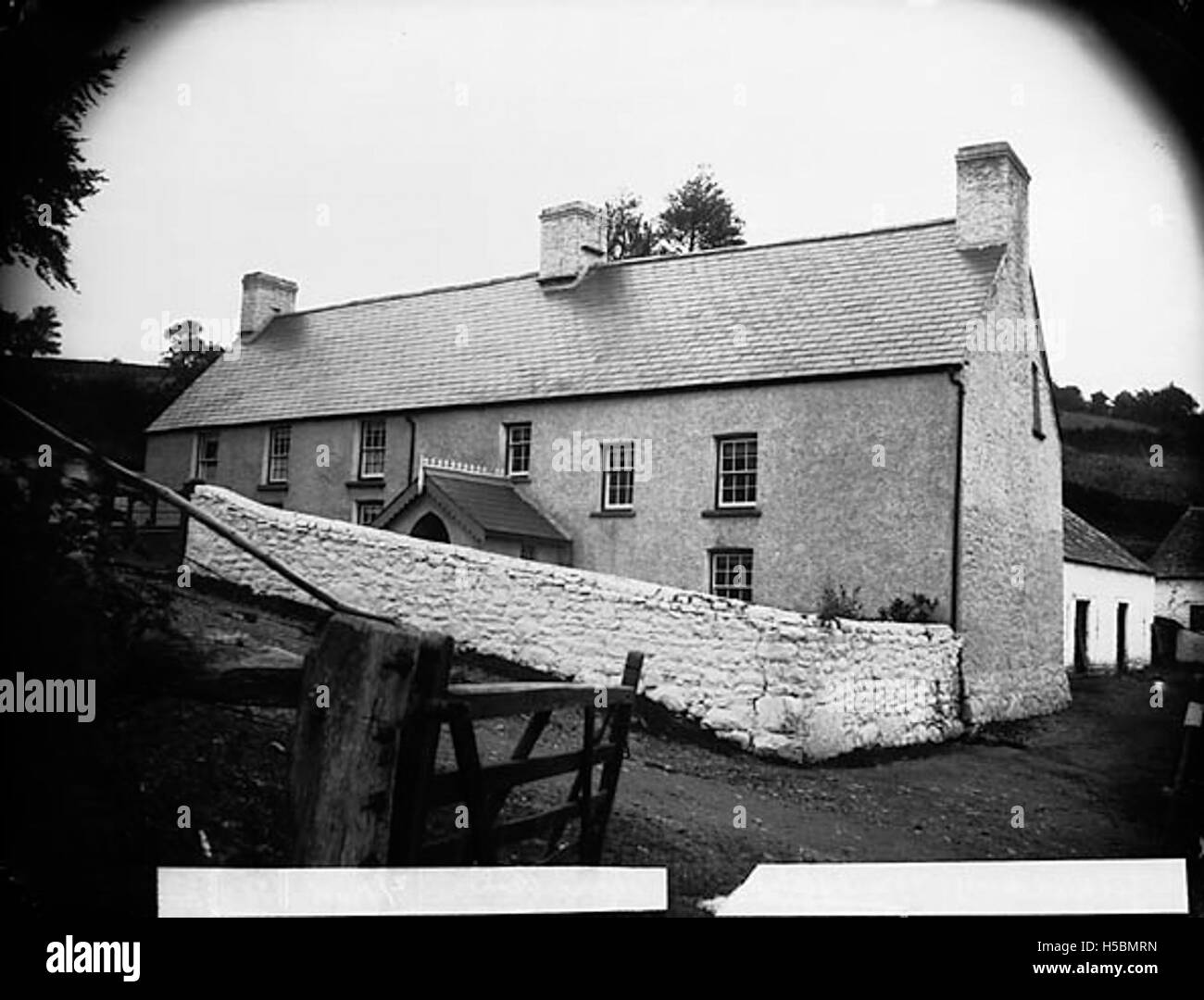 Image of Pantycelyn, birthplace of William Williams Pantycelyn, a prominent Welsh hymn writer. Stock Photo