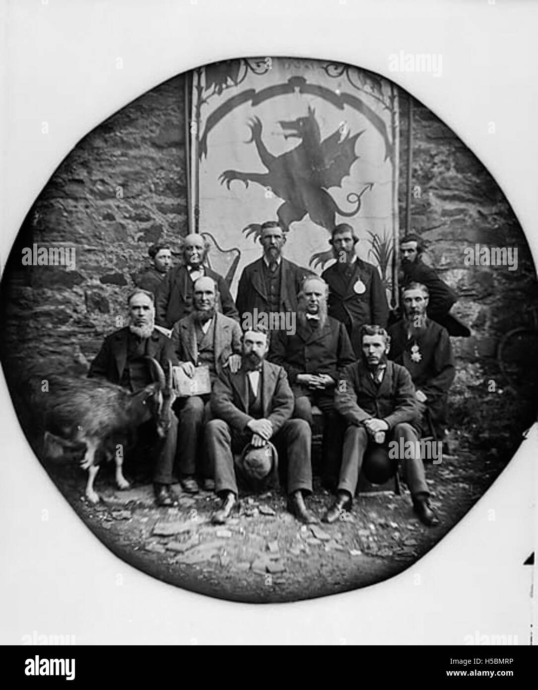Llanrwst Poets (1876 Stock Photo Alamy