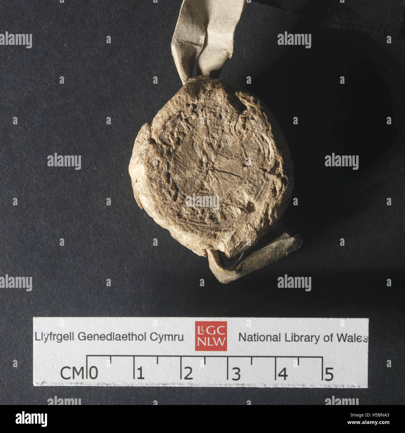 This is a historical document from the National Library of Wales (NLW ...