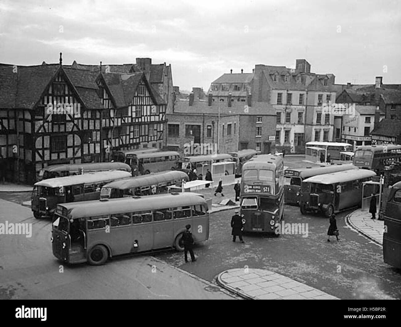 Shrewsbury station Black and White Stock Photos & Images Alamy