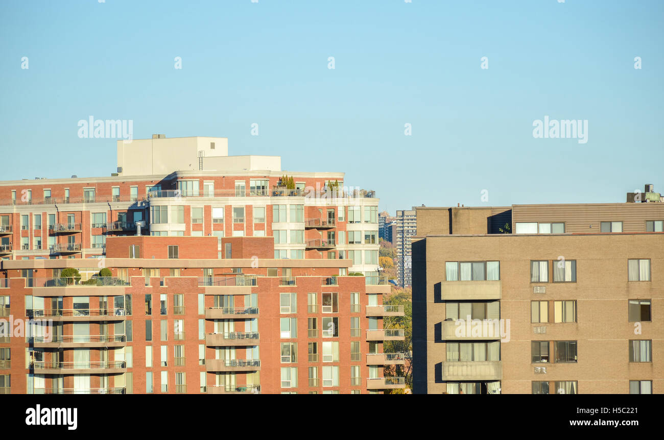 Condo building in Montreal downtown Stock Photo Alamy