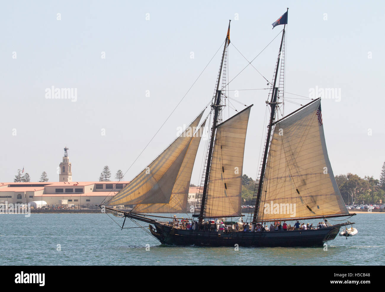 Tall ship Spirit of Dana Point in 2016 Festival of Sail, Parade of