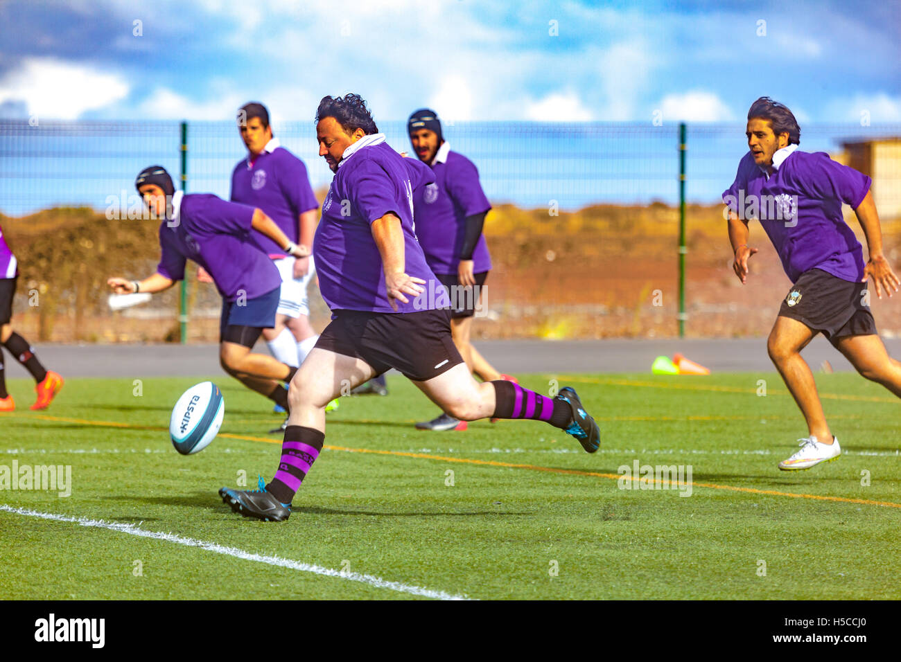 male adult rugby match Stock Photo Alamy