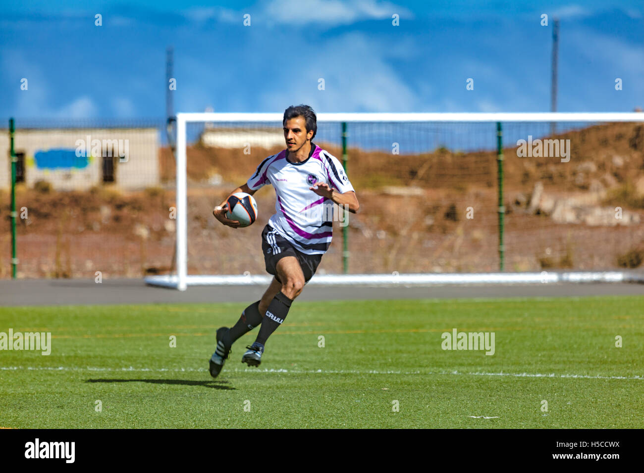 male adult rugby match Stock Photo - Alamy