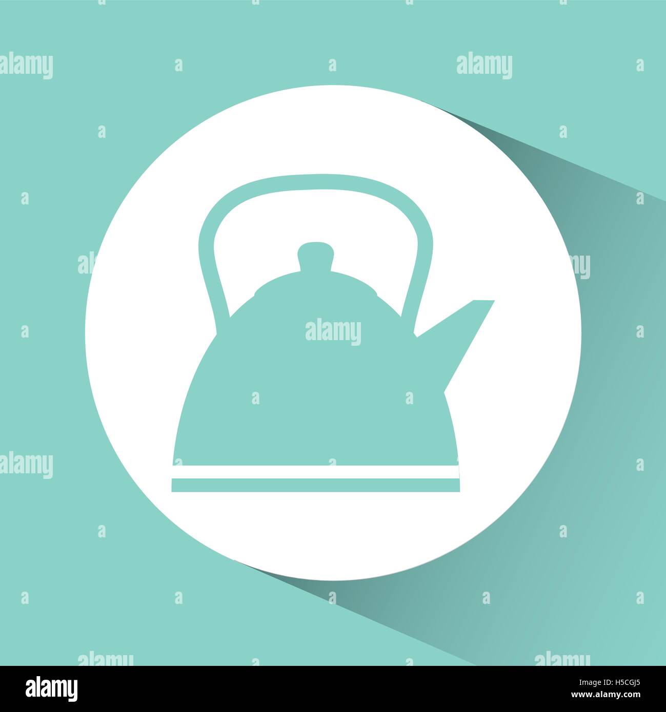 Kettle of Coffee shop design Stock Vector Image & Art Alamy