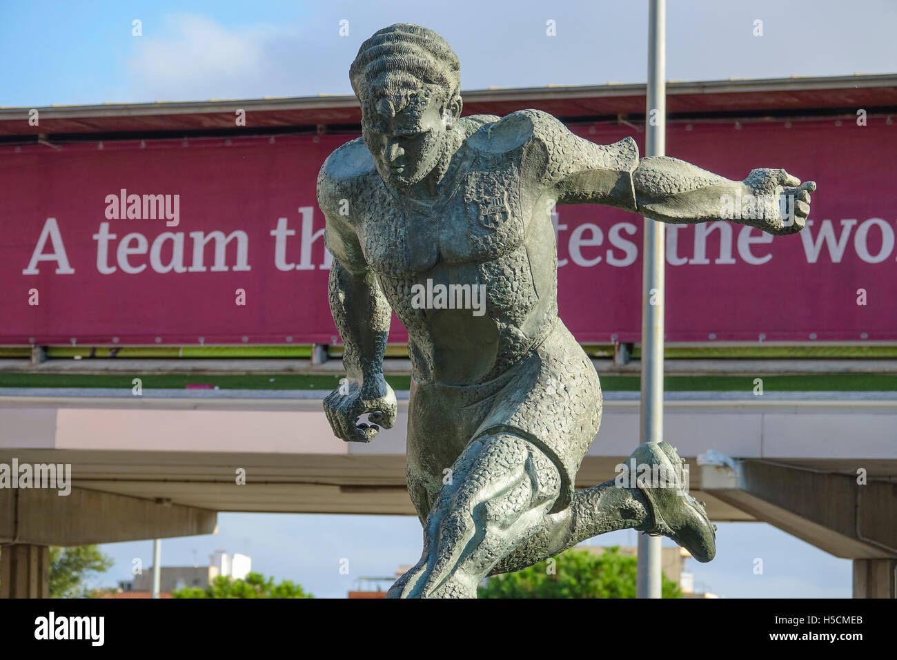 Camp nou barcelona statue soccer hires stock photography and images