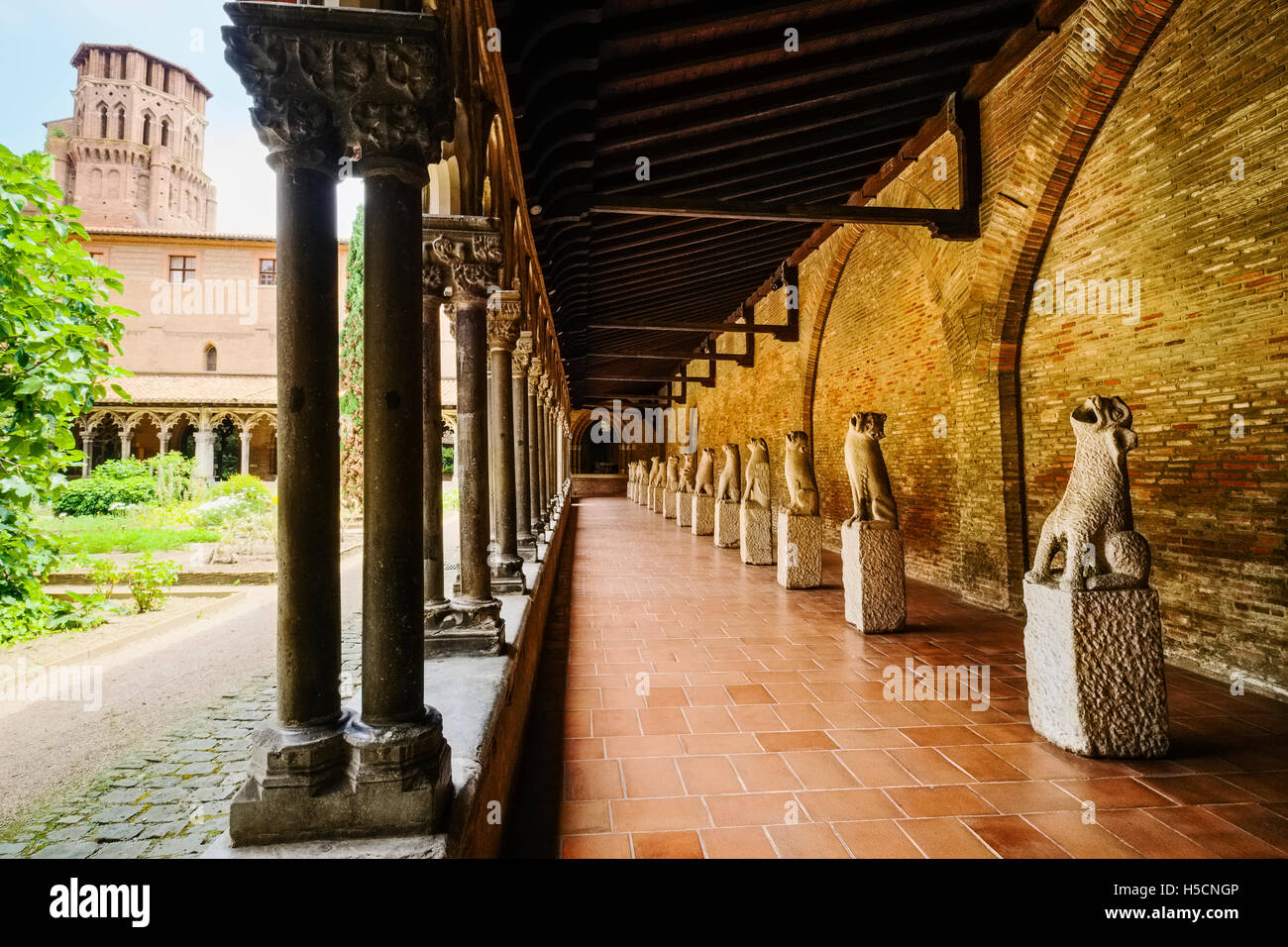 Cloister in Museum Augustins, Toulouse, France Stock Photo