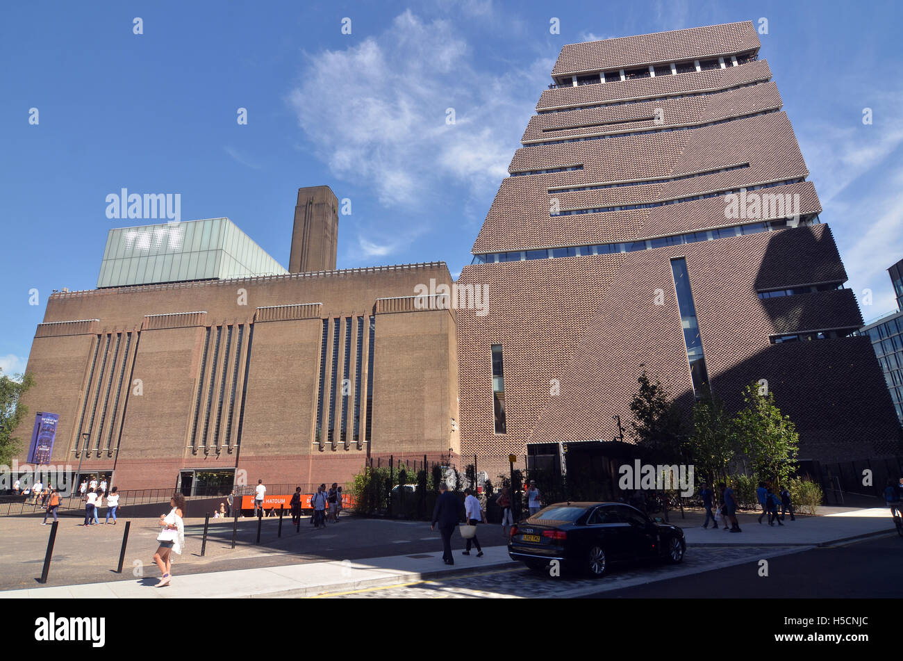 London, UK, 18/07/2016, Tate Modern Switch House extension overlooking