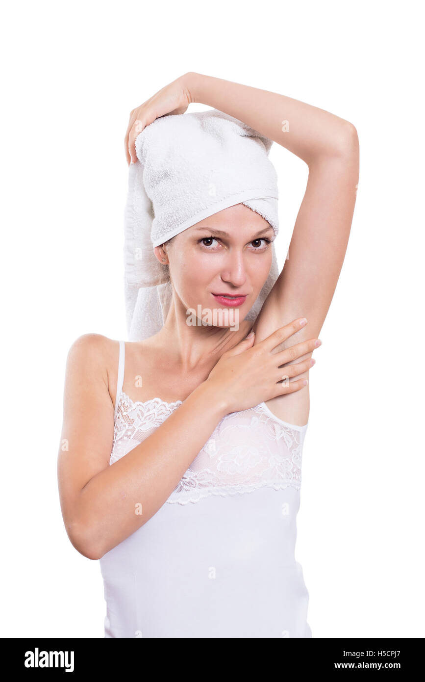 Clean and fresh skin of woman's underarm Stock Photo Alamy