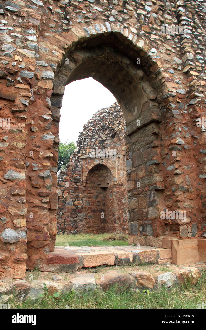Ghiyasuddin Balban's Tomb, Mehrauli Archaeological Park, Delhi, India, South Asia Stock Photo