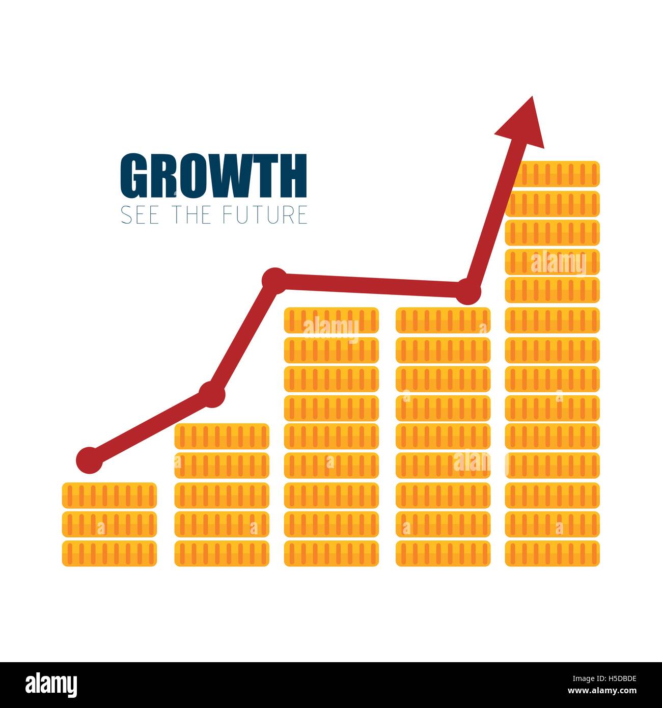 financial business growth money design Stock Vector Image & Art - Alamy
