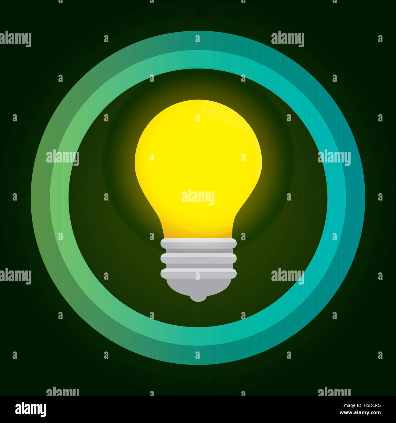 green eco energy bulb concept Stock Vector Image & Art - Alamy