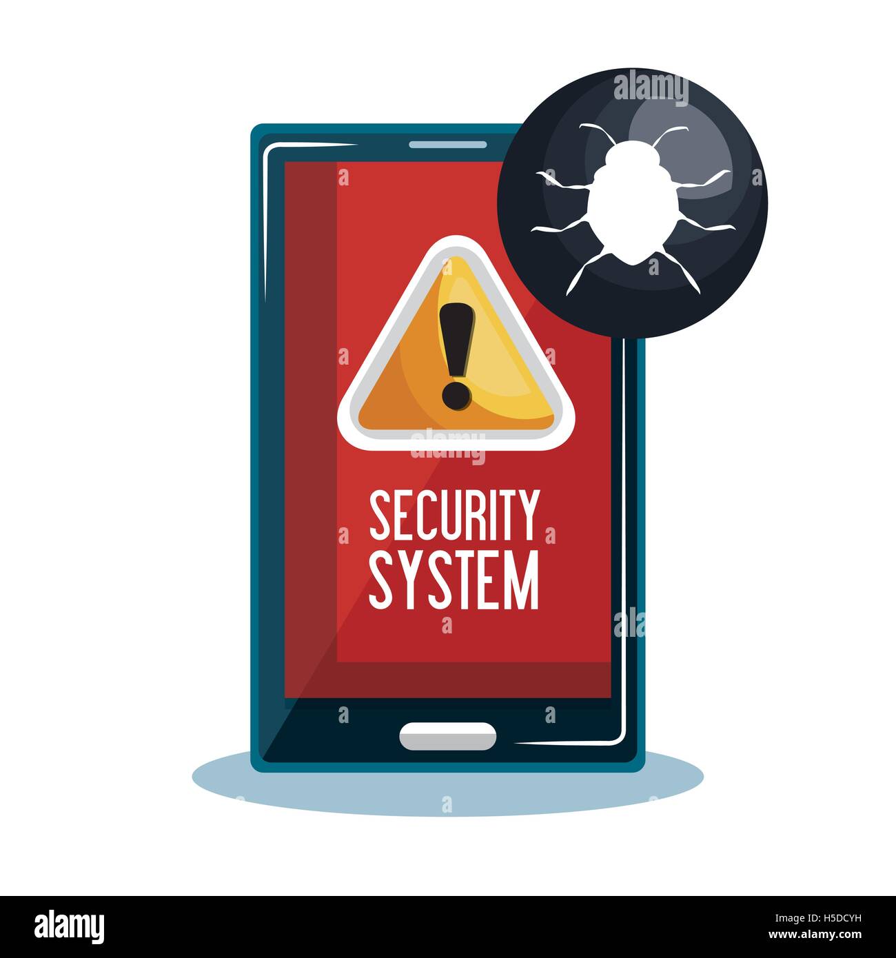 mobile phone security system Stock Vector Image & Art Alamy