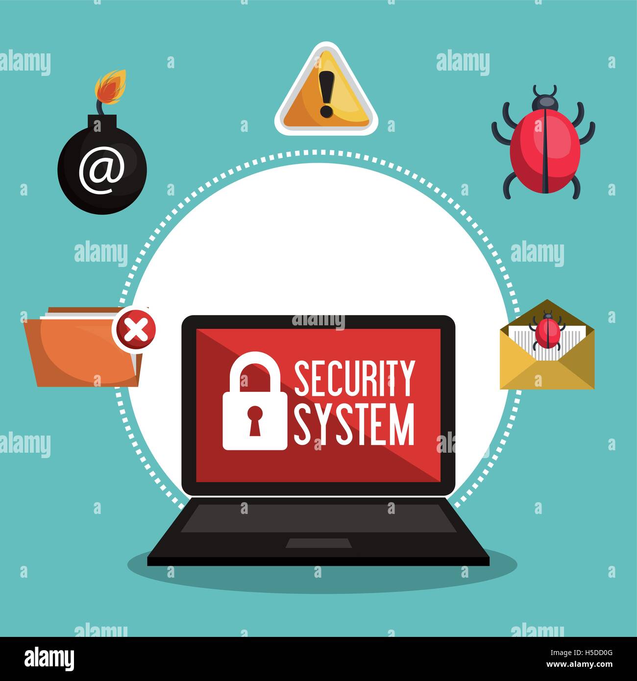 data protection security system network Stock Vector Image & Art - Alamy