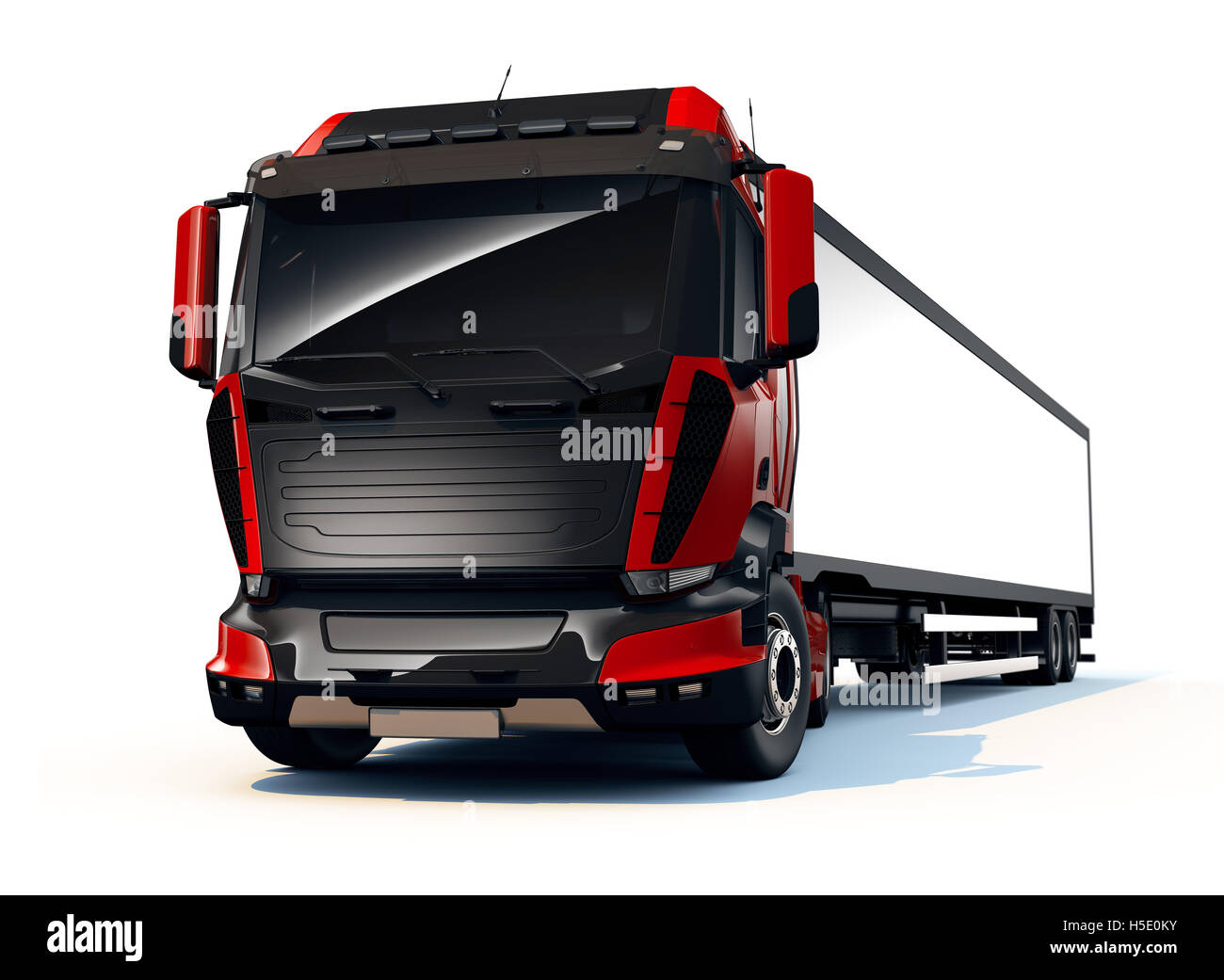 Semi truck front view hires stock photography and images Alamy