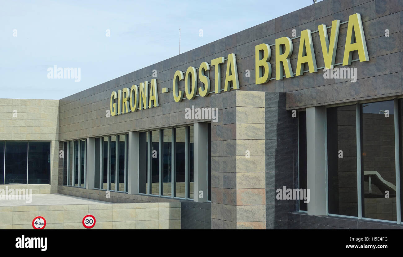 The Terminal of Girona Costa Brava airport Stock Photo Alamy