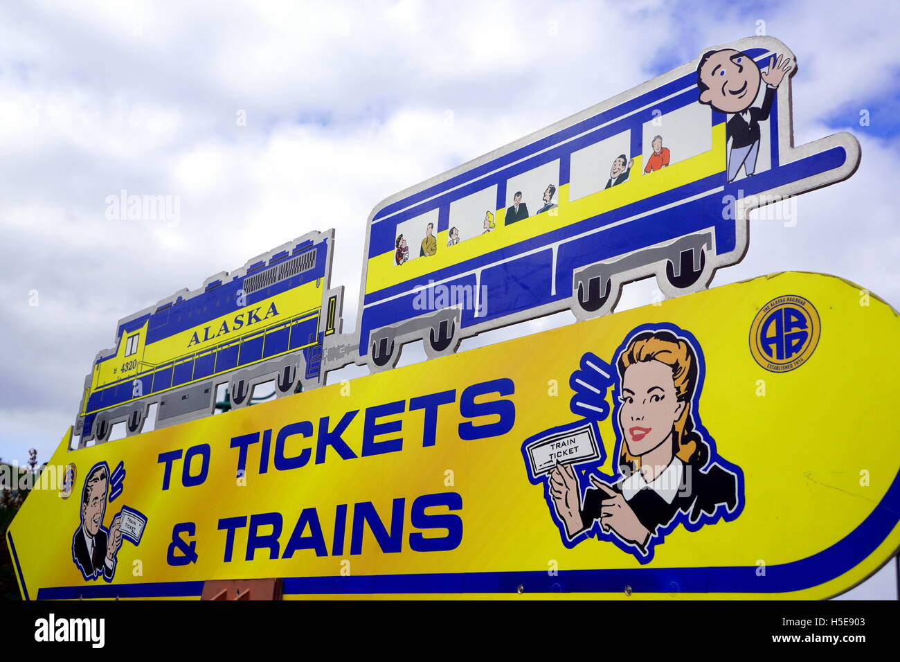 Alaska railroad station hires stock photography and images Alamy