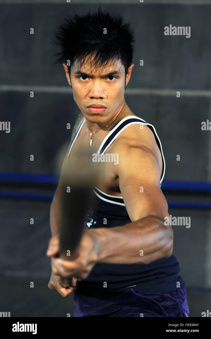 Kung fu stick fighter hires stock photography and images Alamy