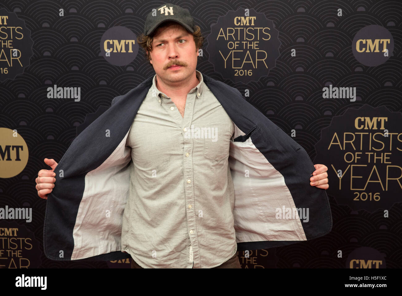 Nashville, USA. 19th Oct, 2016. Travis Nicholson arrives at the CMT Artists of the Year Red Carpet Credit:  The Photo Access/Alamy Live News Stock Photo
