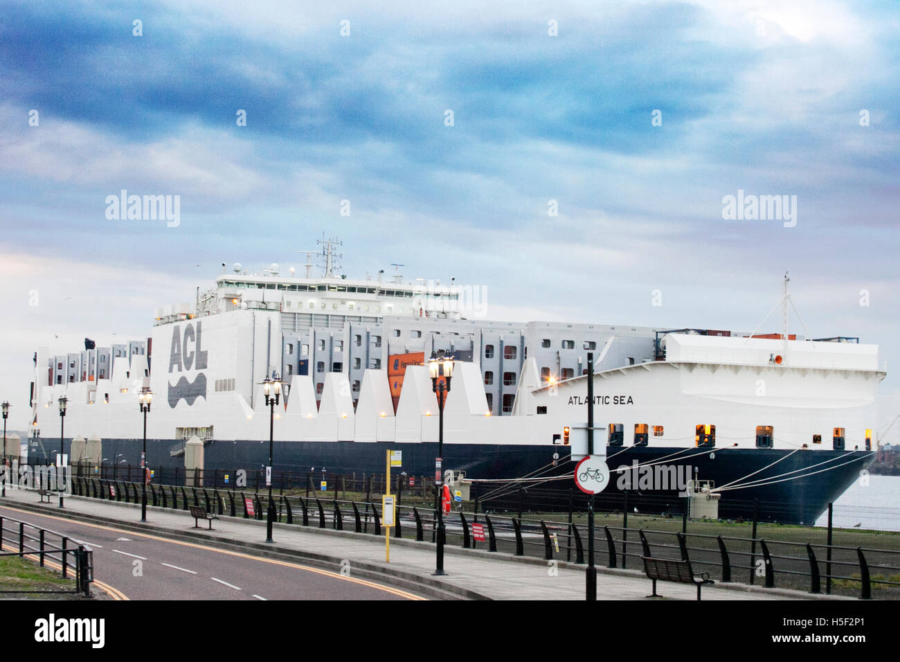 ACL 'Atlantic Sea' Royal christening, Liverpool, Merseyside. 20th