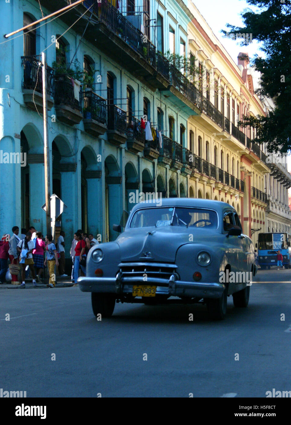 Feb 15, 2006; Havana, CUBA; One of many Cuban Maquinas, aka Yank tanks ...