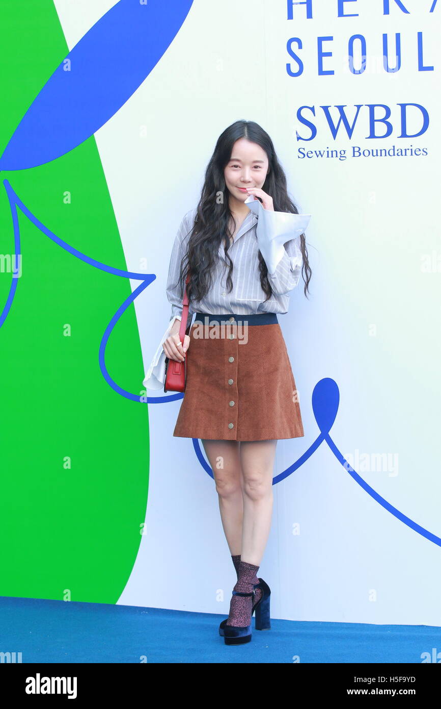 Seoul Korea th Oct 16 Kim So Hyun Hyun A And Vixx Ravi Etc Attend Seoul Fashion Week In Seoul Korea On th October 16 China And Korea Rights Out C Topphoto Alamy Live
