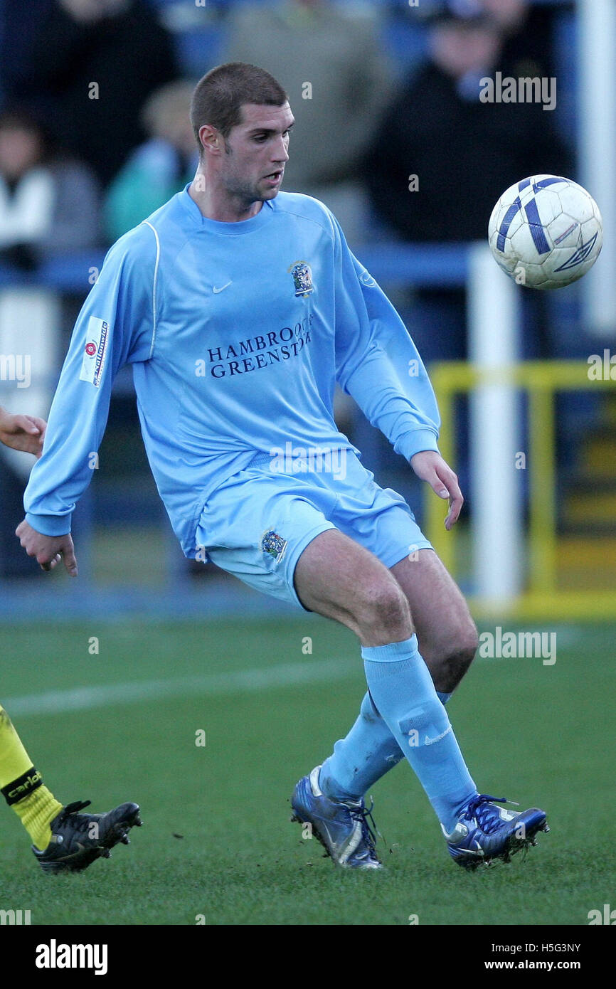 Ben Harding - Grays Athletic Football Club - 20/01/07 Stock Photo - Alamy