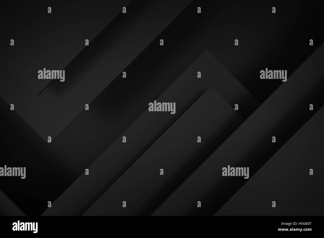 black stack paper material layer background 3d render Stock Photo - Alamy