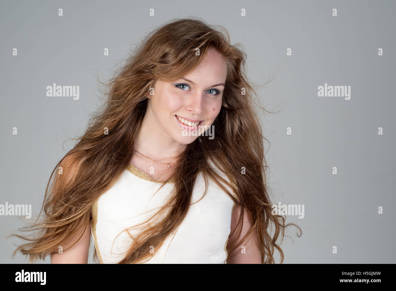 Red hair haired woman hi-res stock photography and images - Alamy