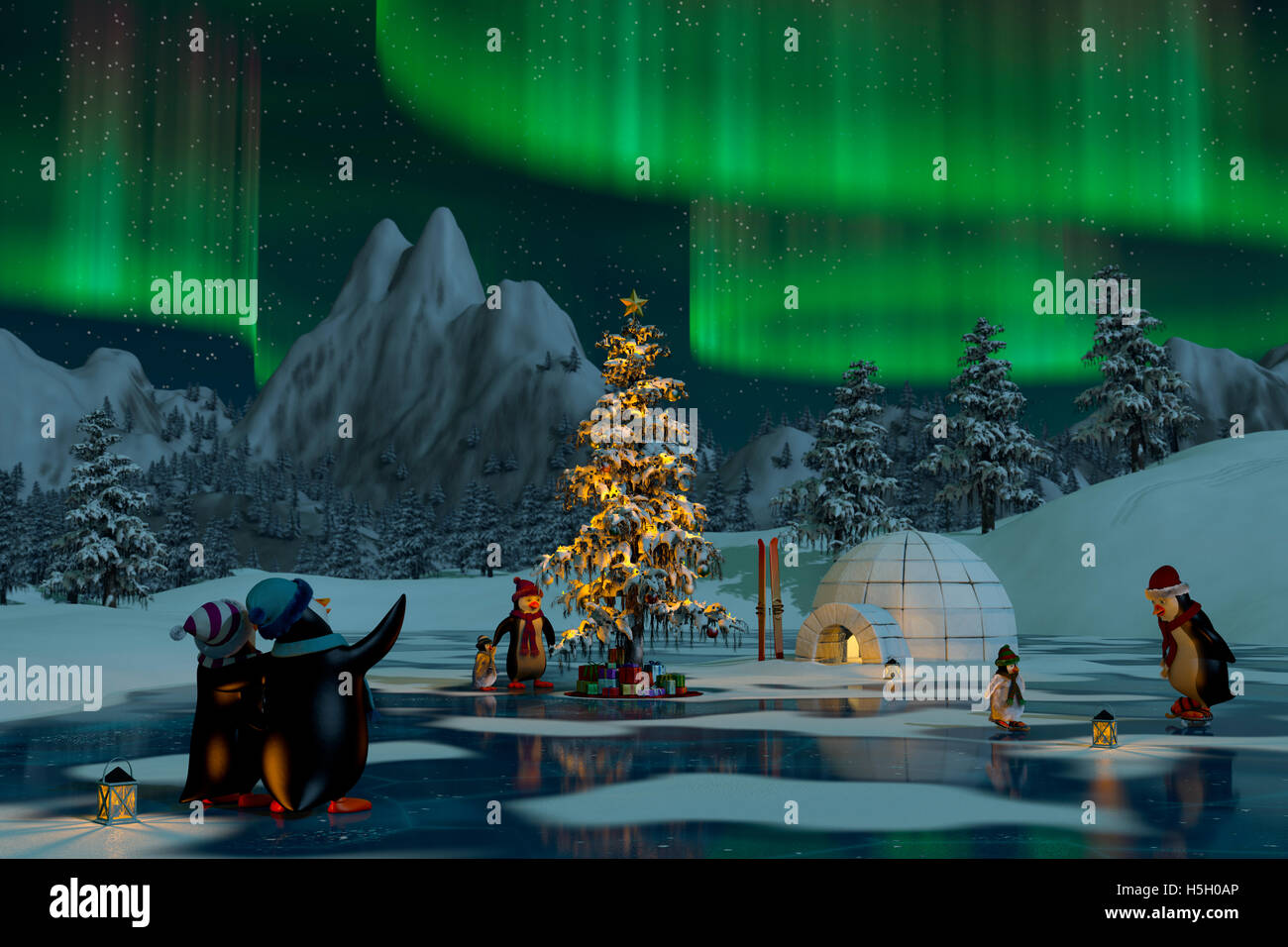 christmas under the northern lights