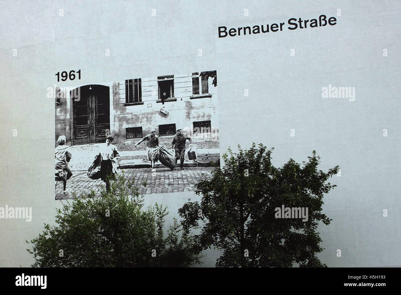Bernauer street,Berlin,Germany Stock Photo