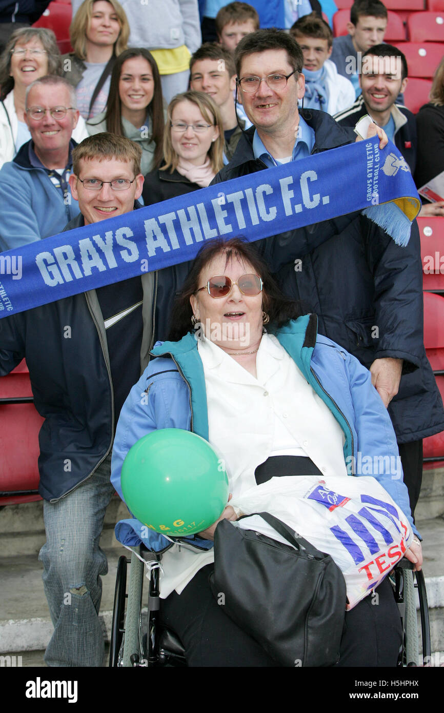 Grays Athletic vs Woking - FA Challenge Trophy Final at West Ham United Football Club - 14/05/06 Stock Photo