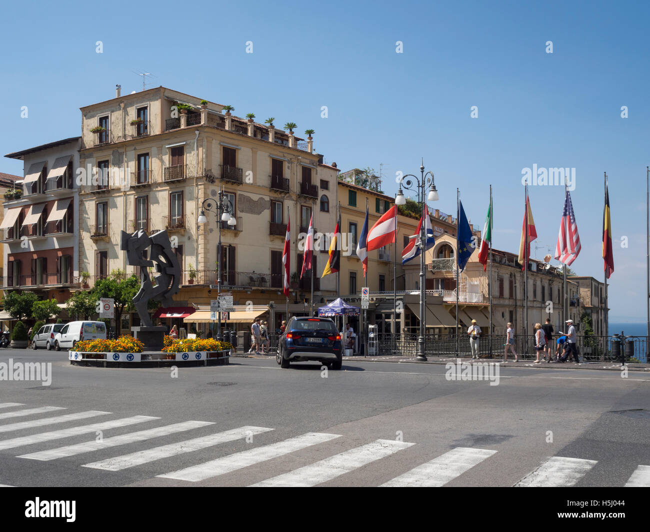 Piazza Tasso, Sorrento, Italy Stock Photo