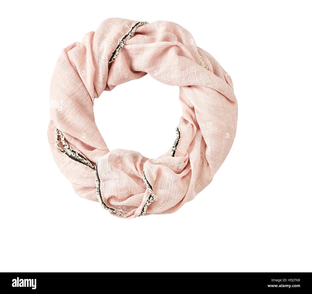 scarf isolated on white back ground, with clipping path Stock Photo